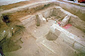 Catalhoyuk settlement  (Konia), the excavations